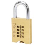 Master lock cadenas à combinaison laiton massif 50 mm 651eurd