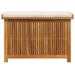 vidaXL Boîte à coussins d'extérieur 90x50x60 5 cm bois massif d'acacia