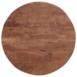 vidaXL Tables basses gigognes 2 Pièces Bois de mangue massif et acier