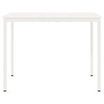 vidaXL Table de bar Blanc 110 x 55 x 105 cm Bois de pin massif
