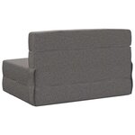 vidaXL Canapé-lit pliable Gris clair 70 x 72 x 60 cm Tissu
