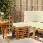 vidaXL Banc de Jardin Bois d'Acacia Massif Naturel
