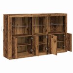 vidaXL Buffet Bois ancien 162 x 37 x 100 cm Bois d'ingénierie
