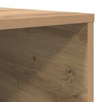 vidaXL Table basse chêne artisanal 80 x 80 x 36 5 cm Bois d'ingénierie