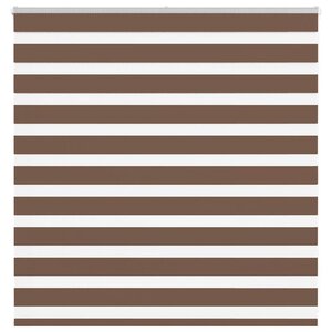 vidaXL Store zèbre marron 140x100cm largeur du tissu 135 9cm polyester