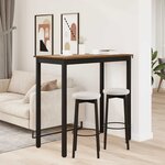 vidaXL Table de salle à manger / Table de repas Bois d'ingénierie