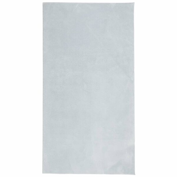 vidaXL Tapis HUARTE à poils courts doux et lavable bleu 80x150 cm