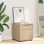 vidaXL Cabinet de salle de bain Chêne Sonoma 40 5 x 40 x 44 cm