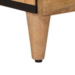 vidaXL Cabinet de chevet Naturel 50 x 33 x 62 cm Bois de mangue massif