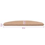 vidaXL Tapis d'escalier auto-adhésifs 15 pc 80 x 28 x 3 5 cm Beige