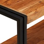 vidaXL Table Console 160x33x75 cm en Acacia Brut Massif