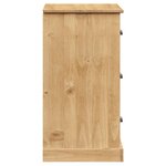 vidaXL Buffet avec tiroirs VIGO 78x40x75 cm bois massif de pin