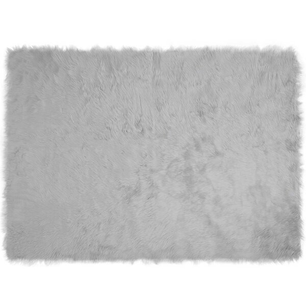 vidaXL Tapis en fausse Tafalla Gris 160 x 230 cm Polyester