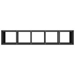 vidaXL Jardinière noir 200x40x80 cm acier laminé à froid