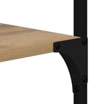 vidaXL Étagère Chêne artisanal 99 x 35 5 x 176 cm Bois d'ingénierie