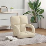 vidaXL Chaise de sol réglable avec accoudoir