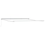 vidaXL Auvent Blanc 5 × 3 5 m Métal