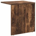 vidaXL Table d'appoint Chêne fumé 37 x 32 x 40 cm Bois d'ingénierie