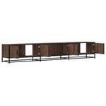 vidaXL Meuble TV chêne marron 240x35x41 cm bois d'ingénierie