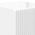 vidaXL Meuble TV mural Montage mural Blanc Brillant 30 x 31 x 40 cm