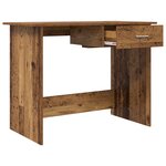 vidaXL Bureau Vieux bois 100 x 50 x 76 cm Bois d'ingénierie