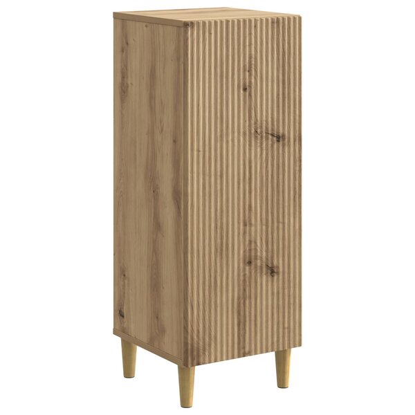 vidaXL Buffet Chêne artisanal 33 x 34 5 x 90 cm Bois d'ingénierie