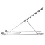 Newstar support pliable d'ordinateur portable 10"-17" argenté