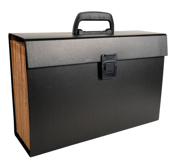 Trieur valisette + poignée 20comp. noir EXACOMPTA