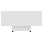 vidaXL Table basse blanc 100x49 5x31 cm bois d'ingénierie
