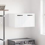 vidaXL Armoire murale Blanc brillant 60x36 5x35 cm Bois d'ingénierie