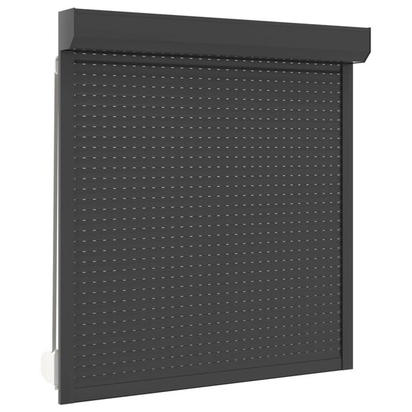 vidaXL Volet roulant aluminium 130x140 cm anthracite