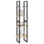 vidaXL Bibliothèque à 4 niveaux 40x30x140 cm Bois de pin massif