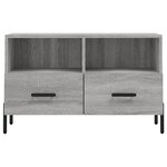 vidaXL Meuble TV Sonoma gris 80x36x50 cm Bois d'ingénierie