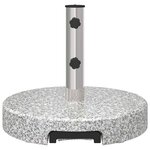 vidaXL Pied de parasol Gris 45 x 45 x 37.5 cm Granite