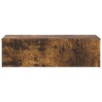 vidaXL Table d'appoint murale 59 x 34 5 x 17 cm Bois d'ingénierie
