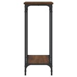 vidaXL Table console chêne marron 75x30 5x75 cm bois d'ingénierie