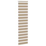 vidaXL Store zèbre marron sable largeur du tissu 50 9 cm polyester