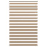 vidaXL Store zèbre marron sable largeur du tissu 145 9 cm polyester