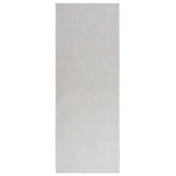 vidaXL Tapis d'intérieur LUGO Crème et gris 80 x 150 cm Polyester