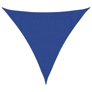 vidaXL Voile d'ombrage 160 g/m² triangulaire bleu 3 6x3 6x3 6 m PEHD