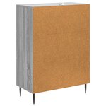 vidaXL Buffet Sonoma gris 66 x 34 5 x 89 5 cm Bois d'ingénierie