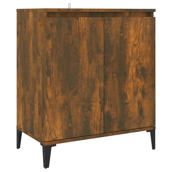 vidaXL Buffet Chêne fumé 60x35x70 cm Bois d'ingénierie
