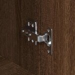 vidaXL Buffet Chêne marron 120 x 36 x 69 cm Bois d'ingénierie