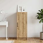 vidaXL Buffet Chêne artisanal 33 x 34 5 x 87 cm Bois d'ingénierie