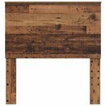 vidaXL Tête de lit Bois Ancien 90 cm Bois d'ingénierie