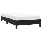 vidaXL Cadre de lit sans matelas noir 100x220 cm velours