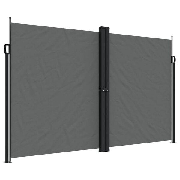 vidaXL Auvent latéral rétractable anthracite 200x600 cm