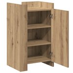 vidaXL Buffet en chêne 45x35x75 cm Bois d'ingénierie