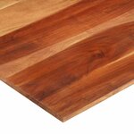 vidaXL Dessus de table Bois solide 15-16 mm 60x80 cm