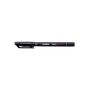 Feutre pour Transparent OHPen Permanent pointe fine Noir x 10 STABILO